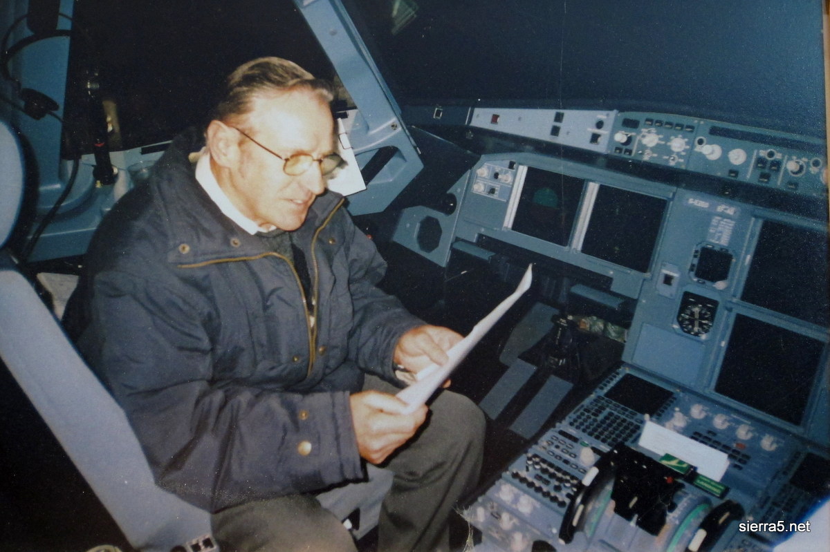 Ogled kokpita letala Airbus A320