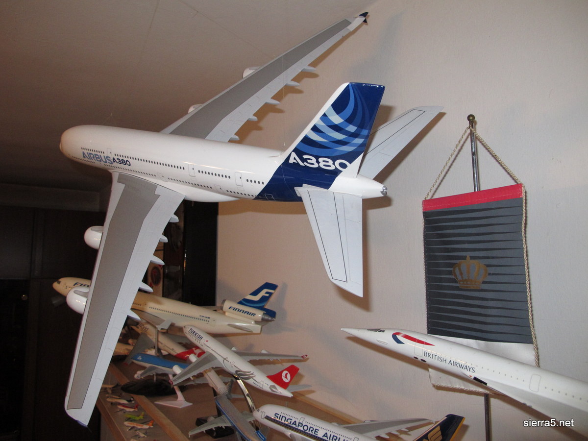Marjanovo zbirko krasi več modelov letal A380