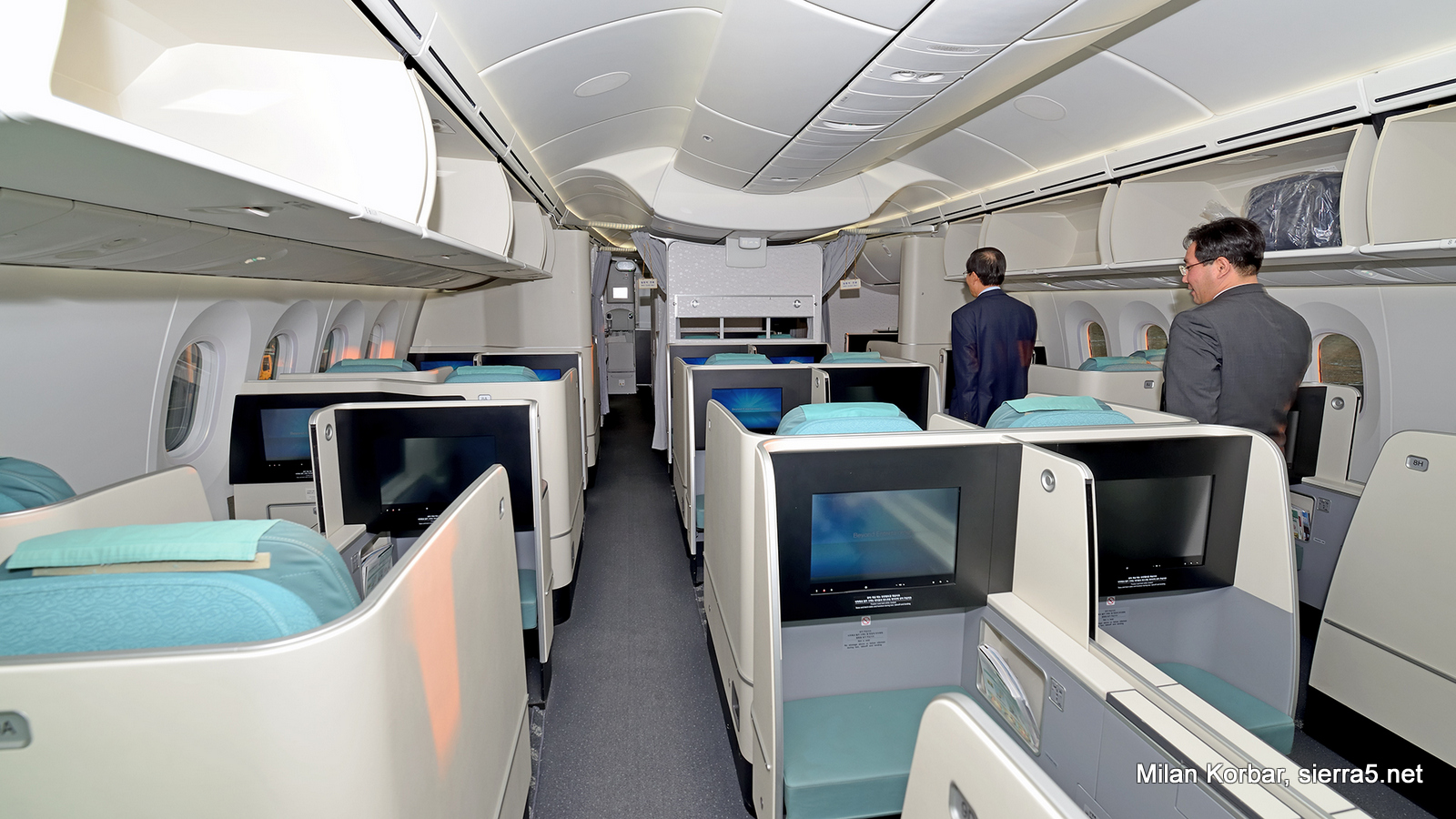 Korean Air - B787 Dreamliner prvi razred Korean Air - B787 Dreamliner prvi razred
