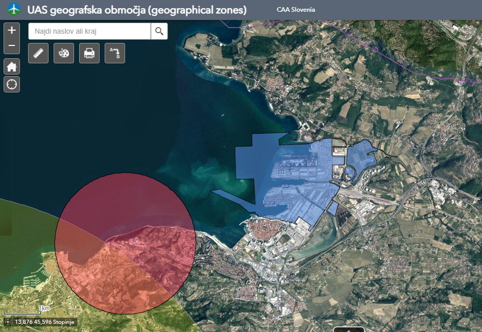 CAA no flyzone LUka Koper