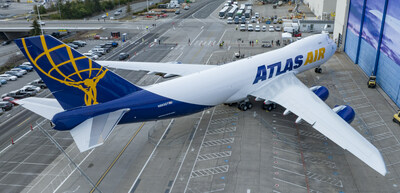 Last 747 on apron
